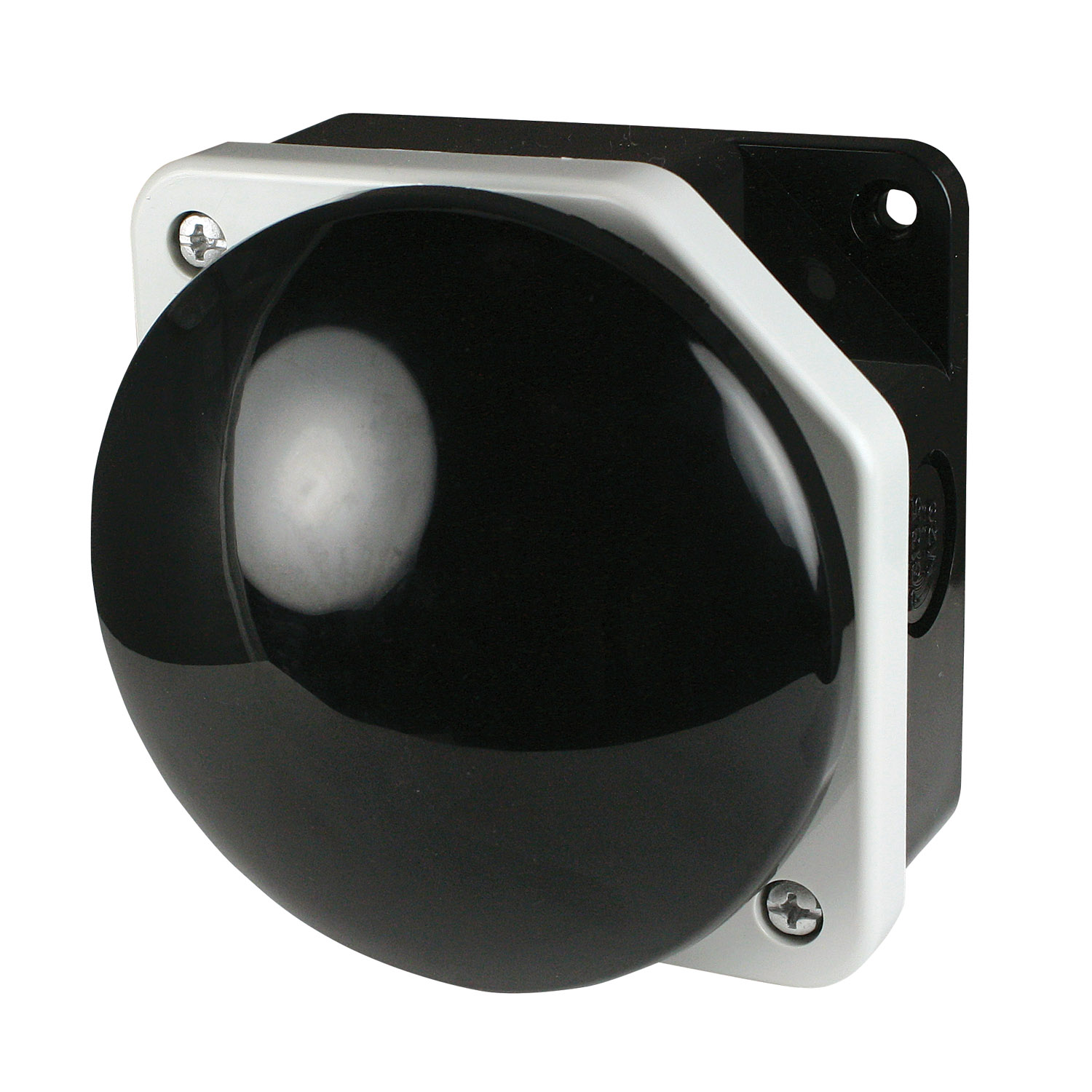 90mm Black Mushroom Head Push Button Station, Momentary, Enclosure and 1  Normally Open Contact