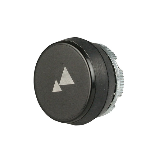 [PL005029] 22mm Black Push Button with White 2-Speed Counter Clockwise (Reverse Rotation) | Compatible with P02, P03, PL, PLB & TLP Series Pendant Stations