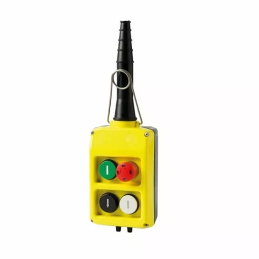 [PLB04-E] 4 Button Double Row Pendant Station, 2 Bidirectional, 1 Start, 1 Estop Button