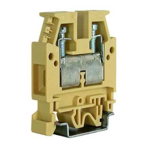 [CB440] DIN Rail Feed Through Terminal Block, Screw Terminal Block With 60 Amp, 20-6 AWG, 600V, UL Rating, 10mm Width 