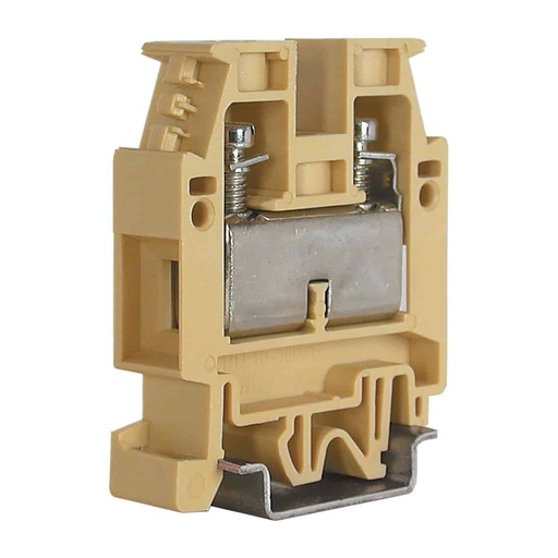 [CB510] DIN Rail Feed Through Terminal Block, Screw Terminal Block With 100 Amp, 20-3 AWG, 600V, UL Rating, 12mm Width 