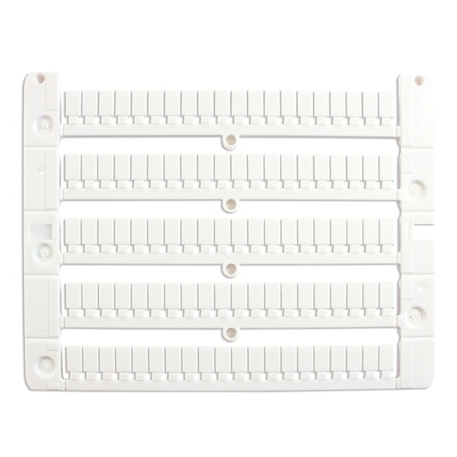 [NU0851] Universal Terminal Block Markers, 4.5x8mm,  5.2mm spacing, 100 Markers per Card