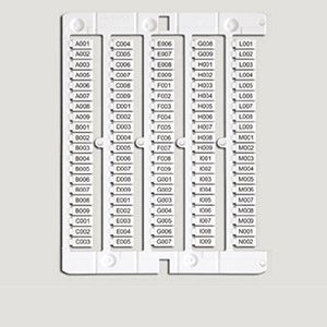 [NUPUTUK50S] Terminal Block Marker 5 x 10mm for UT UK ST Terminal Blocks, NUPUTUK50