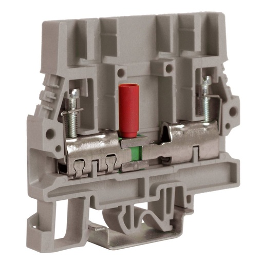 [SB200GR] Sliding Link, Disconnect Terminal Block, DIN Rail Mount, 20-8 AWG, Gray Housing, 