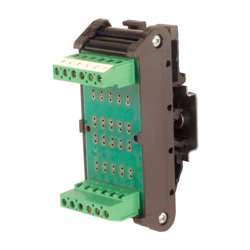 [XCCM08CV] Component Holder Module, screw clamp connections with Single component per channel, Common terminal, 8 channels