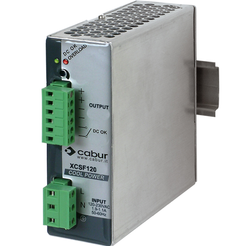 [XCSF120DP] 48V DIN Rail Power Supply, 120Vac Input, 48Vdc, 2.5A, Output, 