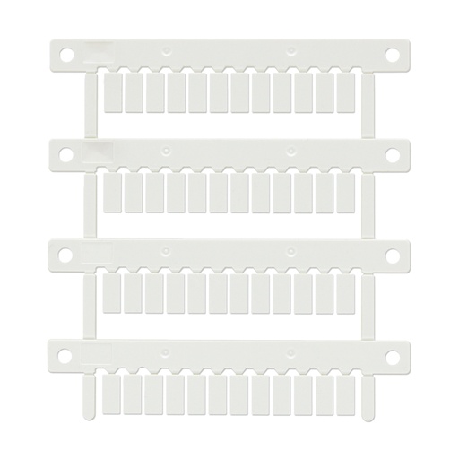 [41391] Terminal Block Markers for Phoenix Contact UK, UT and ST Terminal Blocks, 6x10mm, White