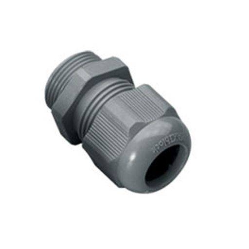 [3001027] PG13 Dark Gray Waterproof Cable Gland, 7-12mm Clamping Range, Plastic, IP6