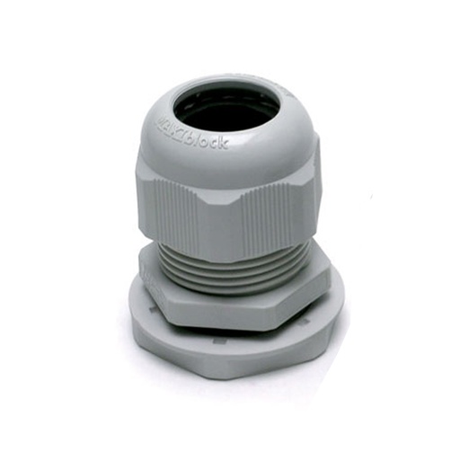 [3001089] PG16 Cable Gland With Lock Nut, Light Gray, 10-14mm Clamping Range, IP68