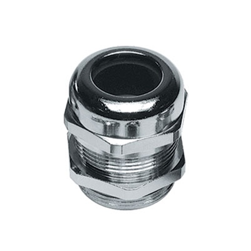 [3012724] Nickel-Plated Brass Cable Glands, Reduced Cable Entry,  Extended Thread,  M63x1.5 Threads, Tightening nut: 67mm, 27-39mm Clamping Range