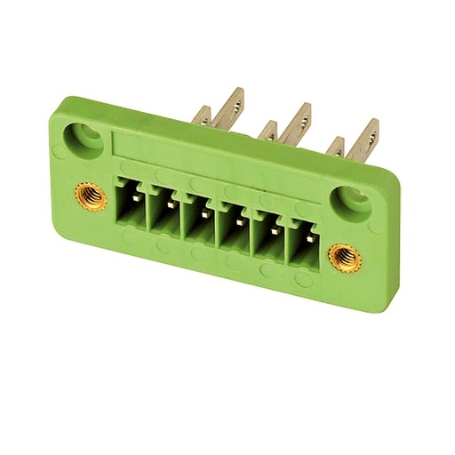 [ASIWJ15CDGM-3.81-13P] 3.81 mm Pin Spacing Pluggable Terminal Block Through Panel  Header, 13 Position