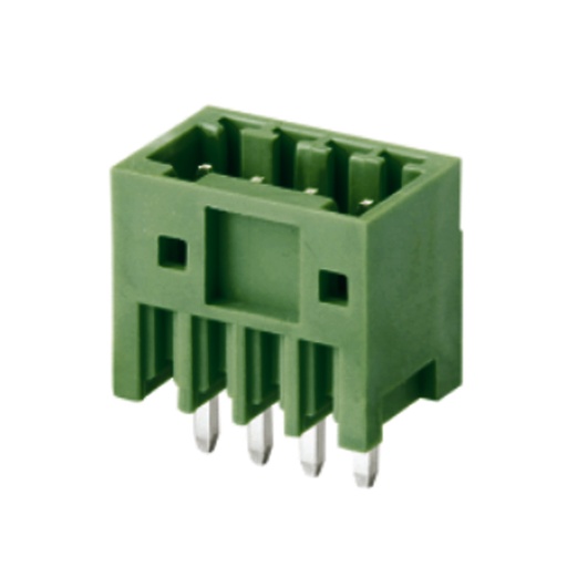 [ASIWJ15EDGVC-2.5-10P] 2.5 mm Pitch Printed Circuit Board (PCB) Terminal Block Vertical Header, 10 Position