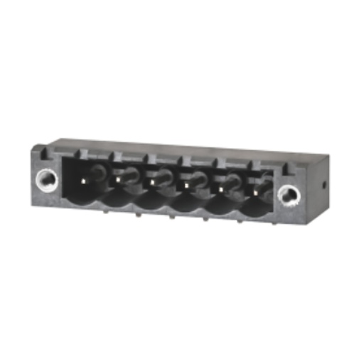 [ASIWJ2EDGRM-THT-5.08-11P] 5.08 mm Pitch Printed Circuit Board (PCB) Terminal Block Horizontal Header with Screw Locks, Reflow Applic