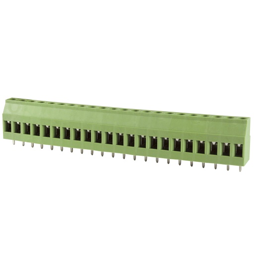 [MRT15P5.08-22VE] 5.08mm, fixed Printed Circuit Board (PCB) terminal block, multi-position, horizontal Screw Clamp wire entry, 22 position