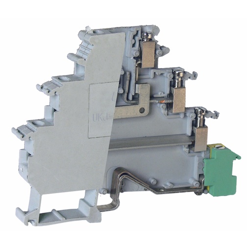 [ASI011174] 4 Level Sensor Actuator Terminal Block With Disconnect Top Level, DIN Rail Mount, ASI011174