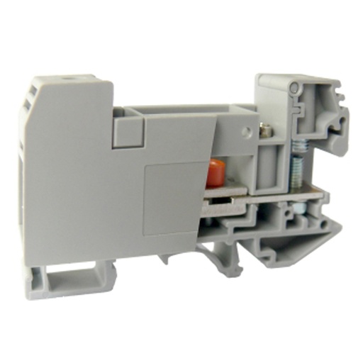 [ASI271060] Bolt ConnectionTerminal Block With Sliding Link Disconnect, DIN Rail Mount, M4 Stud Terminal Block