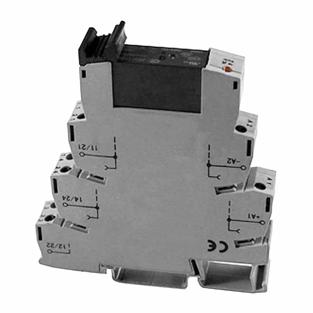 Terminal Block Relay, 60V Relay DIN Rail Mount, DPDT DIN Rail Relay ...