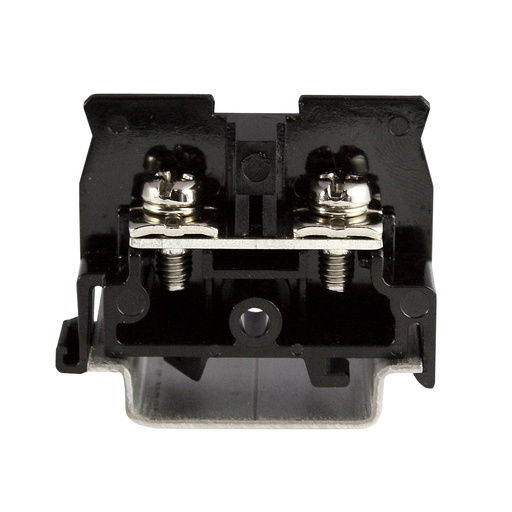 [ASI391004] Ring Terminal, NEMA Style DIN Rail Terminal Block For Ring Lugs, M4 Screw, Black, 30A, 600V, ASI391004