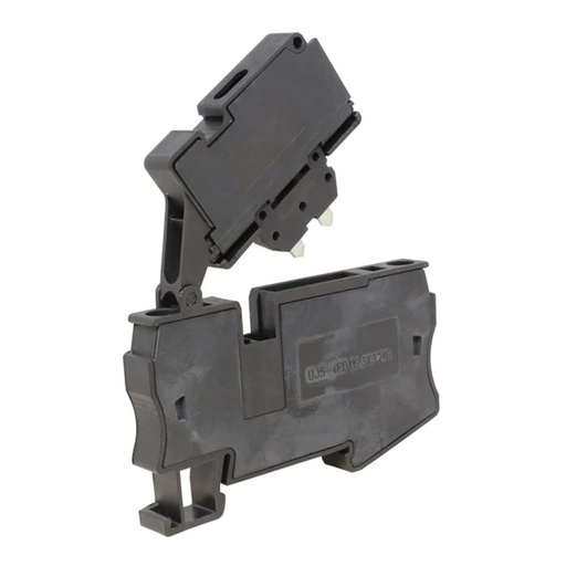 [ASI421043] Fuse Terminal Block, DIN Rail Mount, Spring Terminal Connections, 1/4 X 1 1/4 Glass Fuse, 6.3 X 32mm Fuse Terminal Block