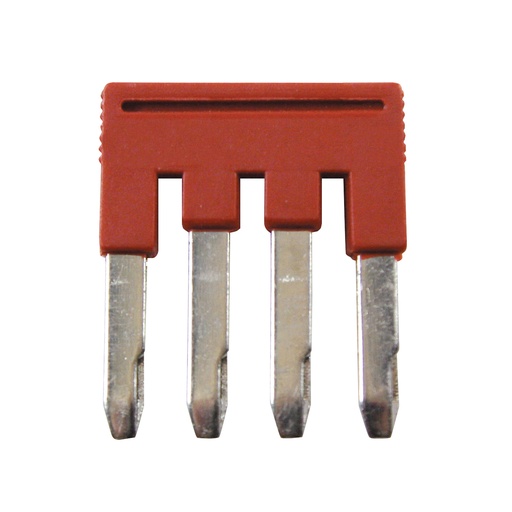 [ASI423008] Push-In Jumper for Terminal Blocks, 5.2 mm Spacing, 4 Position