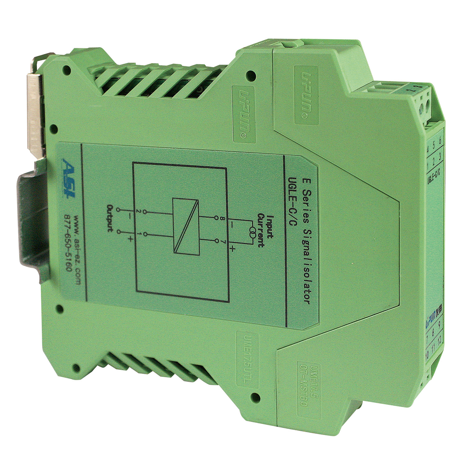 4 20mA Signal Isolator 2 Individual Channels DIN Rail Mount