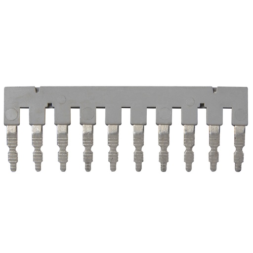 [ASIEB1010] 10 Position External Bridge for Din Rail Terminal Blocks, 10mm Spacing