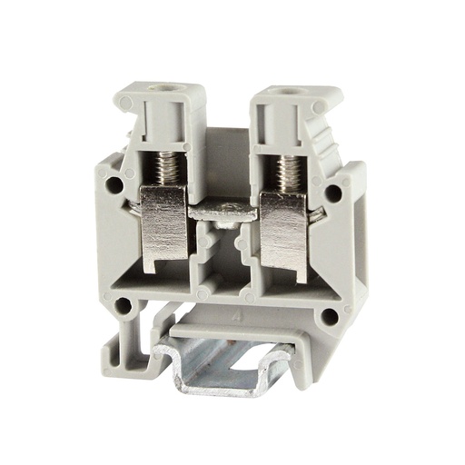 [ASIMBK5EZ] Mini DIN Rail Terminal Blocks, Mounts On 15mm Mini DIN Rail, Feed Through, 6.2mm Wide, 30A, 300V, 26-10 AWG, ASIMBK5EZ