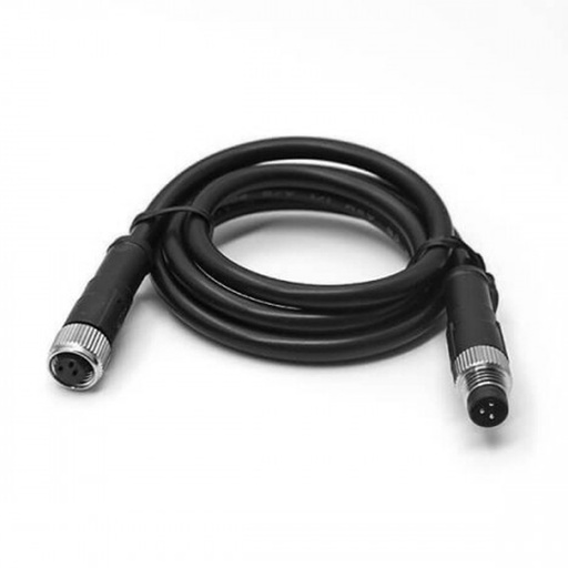 [08FD3C3Z08MD] M8 Straight Female To M8 Straight Male 3-Pole Extension Cordset, 3 Meter PUR Cable