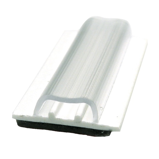 [66000N] Self-Adhesive Transparent Holders For Flat Tags, 10mm (5000/pack)