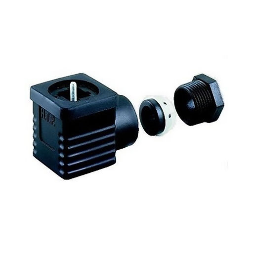 [M1-TS2-VL1] 11mm Connector, 3 Poles, With Varistor And Led, 12-24V