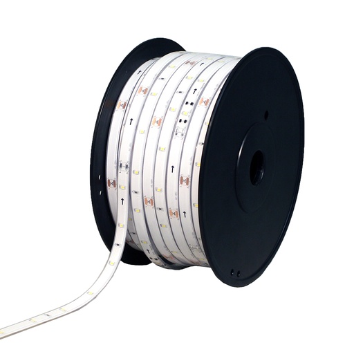 [ASI075M] Elevator Shaft Lighting, 246ft (75m) Length Discontinuous LED Light Strip, 120VAC, 4.5W per meter, 14 LED per meter, pure white: 6000-6500K IP68