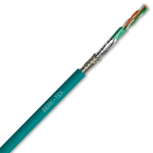 [11099203] Bulk Cat5e Standard Flex Industrial Ethernet Cable, 2 Twisted Pair 24AWG, Teal PVC Jacket, 600V, 11099203