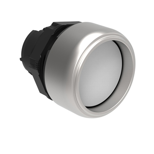 [LPCB308] Guarded Push Button with Momentary Return, White, 22mm