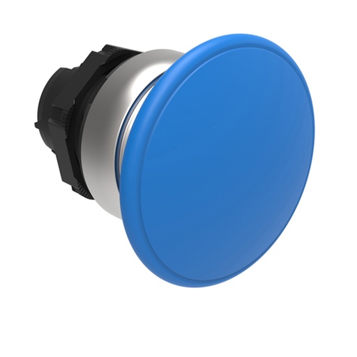 [LPCB6146] Mushroom Push Button Switch, 40mm Head, Momentary Return, Blue