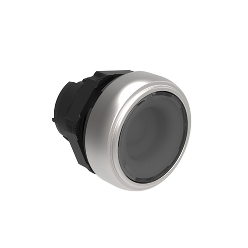 [LPCQL107] Illuminated Push On Push Off Button Swtitch, Flush, CLEAR, 22mm