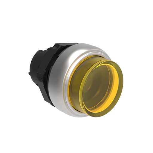 [LPCQL205] Illuminated Push On Push Off Button Swtitch, Extended, YELLOW, 22mm