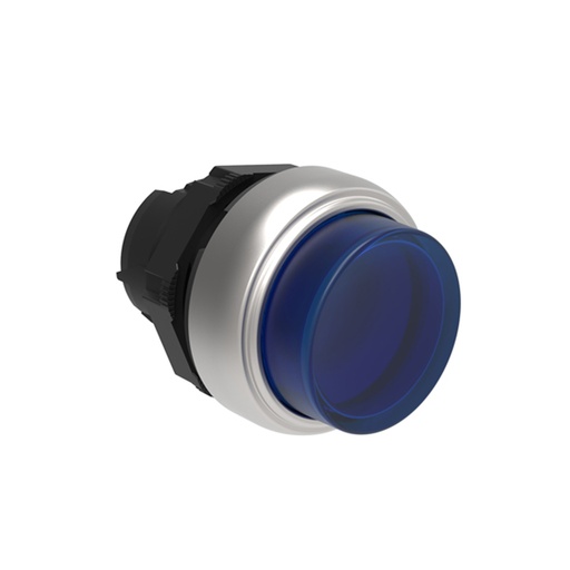 [LPCQL206] Illuminated Push On Push Off Button Swtitch, Extended, BLUE, 22mm