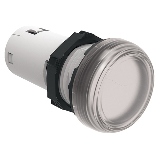 [LPMLE7] 110v LED Indicator Light, White, 22mm, UL, LPMLE7