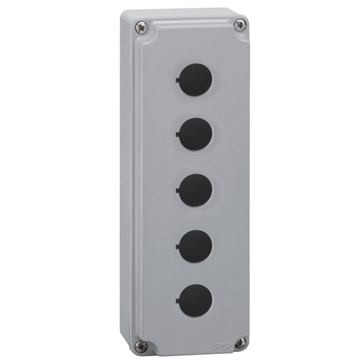 [LPZM5A8] Metal Control Station Enclosure, 5 Holes, 22mm, IP67, 4X, Waterproof